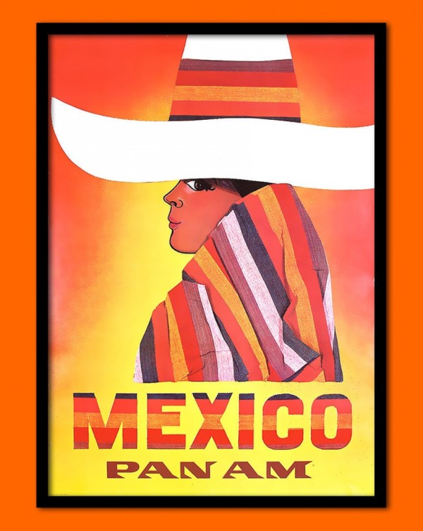 Mexico Travel Print 1968  Print